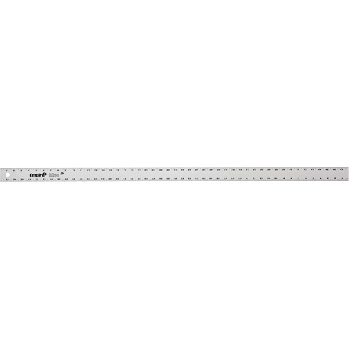 Heavy-Duty Straight Edge, 48" L, Aluminum, 1" Graduations Action Paper
