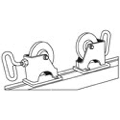 Support Adjust-A-Rolls, Capacit&eacute; de chargement 2000 lb, Capacit&eacute; max. de tuyau 36" Action Paper