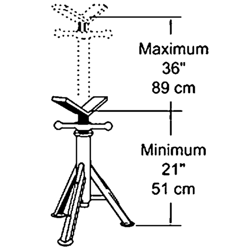 L&egrave;ve-tubes robuste, Capacit&eacute; de chargement 2500 lb Action Paper