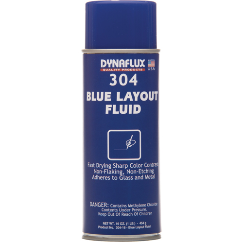 Fluide de traçage, Bleu, A&eacute;rosol Action Paper