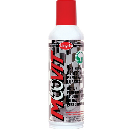 Moovit High Performance Lubricant, Aerosol Can/Trigger Bottle, 10 oz/10 oz. Action Paper