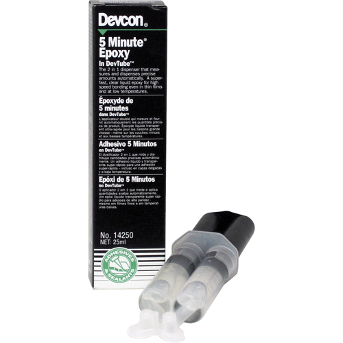 5-Minute Adhesive, 25 ml, Dual Cartridge, Two-Part, Clear Action Paper