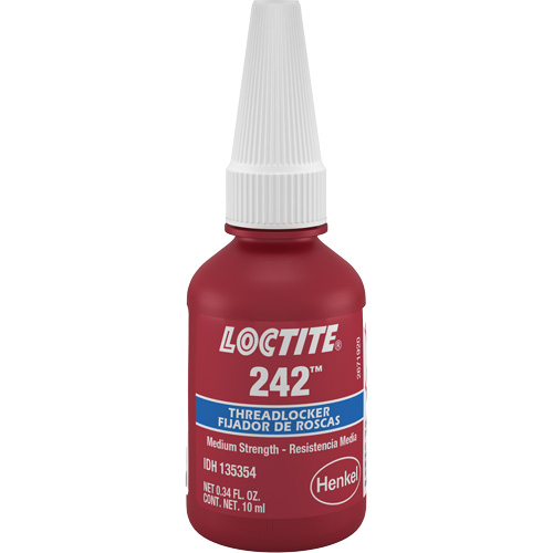 Threadlocker 242 , Blue, Medium, 10 ml, Bottle Action Paper