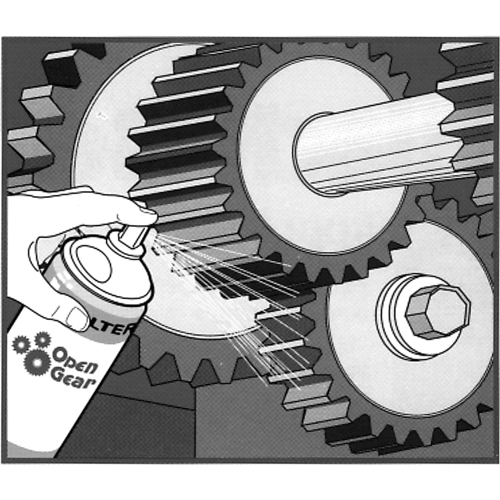 Lubrifiant OPEN GEAR, Canette a&eacute;rosol Action Paper