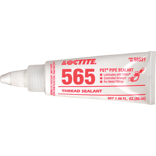 Thread Sealant 565 PST Controlled Strength, Tube, 50 ml, -54° C - 149° C/-65° F - 300° F Action Paper