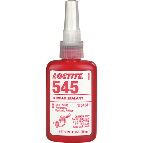 Scellant &agrave; filets 545 hydraulique/pneumatique, Bouteille, 50 ml, -54° C - 149° C/-65° F - 300° F Action Paper