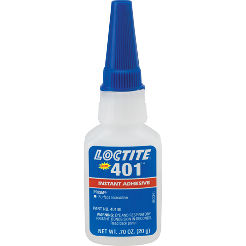 Prism 401 Instant Adhesive, Clear, Bottle, 20 g Action Paper