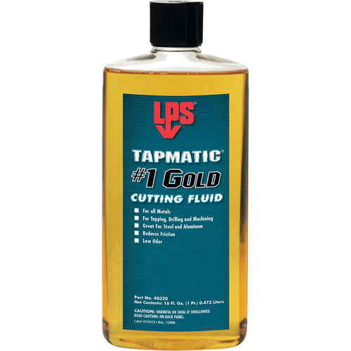 Liquides de coupe # 1 Gold de Tapmatic, 16 oz liq. Action Paper