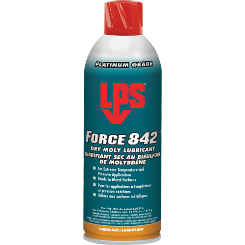 Lubrifiant sec au Moly Force 842°, Canette a&eacute;rosol Action Paper