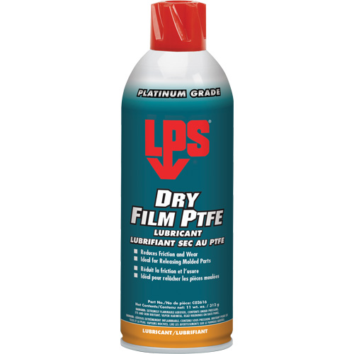 Dry Film PTFE Lubricant, Aerosol Can, 16 oz. Action Paper
