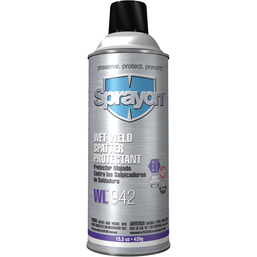WL942 Wet Weld Spatter Protectant, Aerosol Action Paper