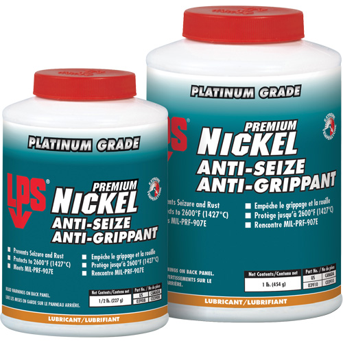 Nickel Anti-Seize, Bottle, 1800°F (982°C) Max. Temp. Action Paper