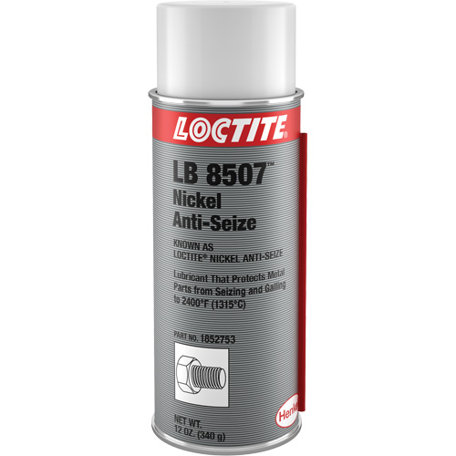 Lubrifiant antigrippant au nickel, Canette a&eacute;rosol, 2399°F (1315°C) temp. max. Action Paper
