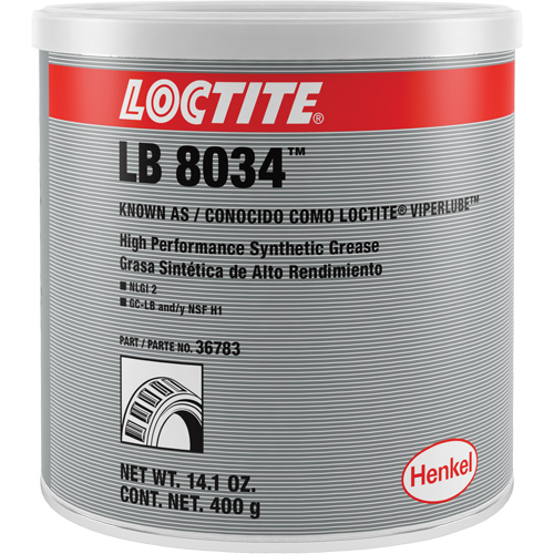 Viperlube High Performance Synthetic Grease, 514 g., Can Action Paper