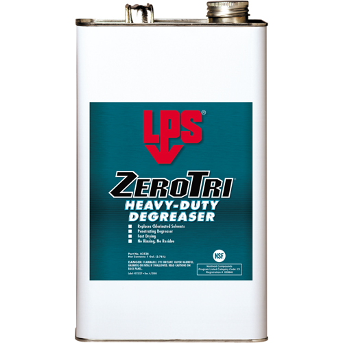 ZeroTri&reg; Heavy-Duty Degreaser, Gallon Action Paper
