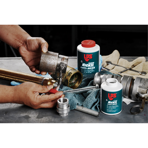 Nickel Anti-Seize, Bottle, 2600°F (1427°C) Max. Temp. Action Paper