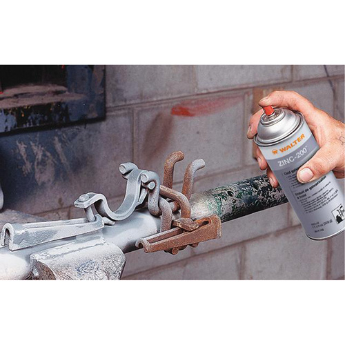 Zinc-200 Cold Galvanizing Spray, Aerosol Can Action Paper