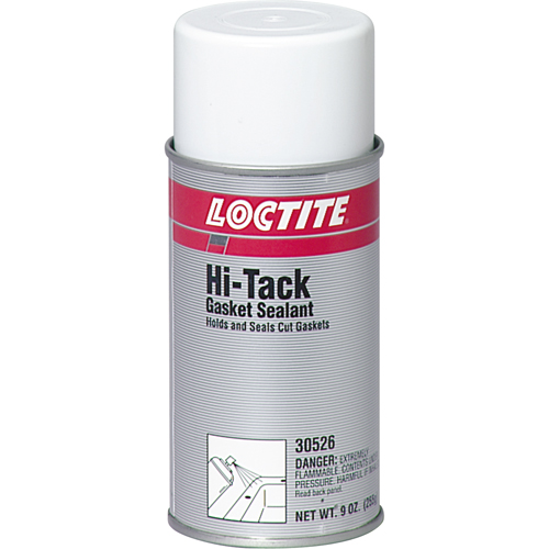 Hi-Tack Gasket Sealant, Aerosol Can, Red Action Paper