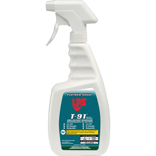 D&eacute;graissant sans solvant T-91, Bouteille &agrave; g&acirc;chette Action Paper