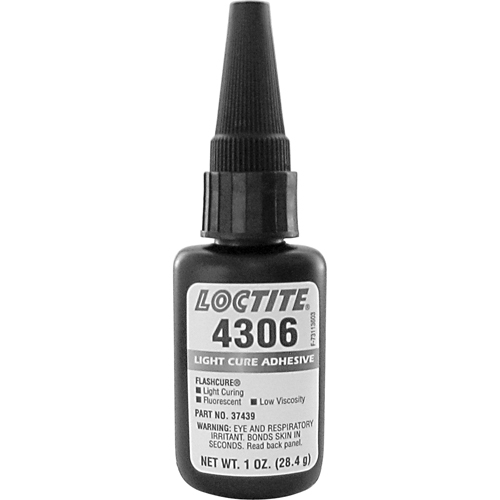 4306 Flashcure Cyanoacrylate, 1 oz. Action Paper
