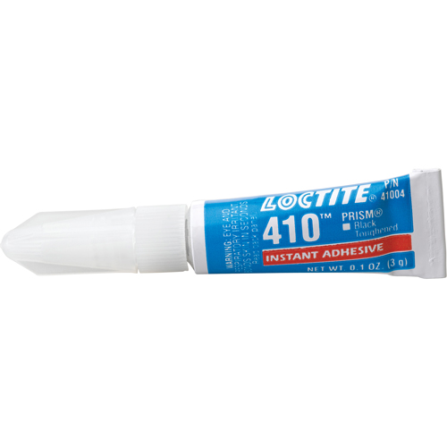 410 Instant Adhesive, Black, Tube, 3 g Action Paper