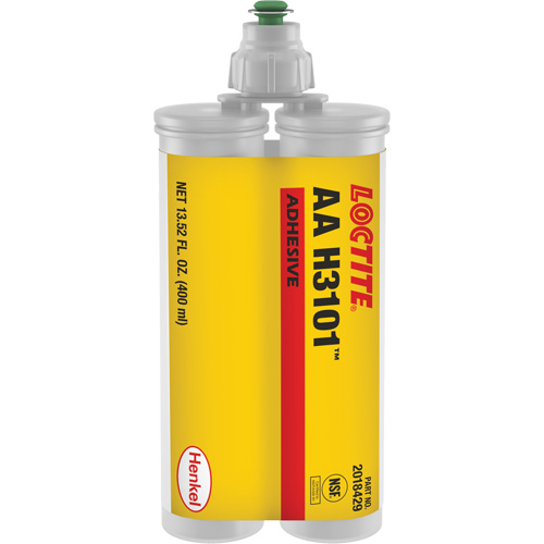 AA H3101 Structural Adhesive, Two-Part, Dual Cartridge, 400 ml, White Action Paper