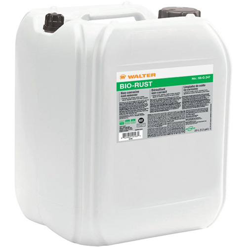 Bio-Rust Non-Corrosive Rust Remover, Pail Action Paper