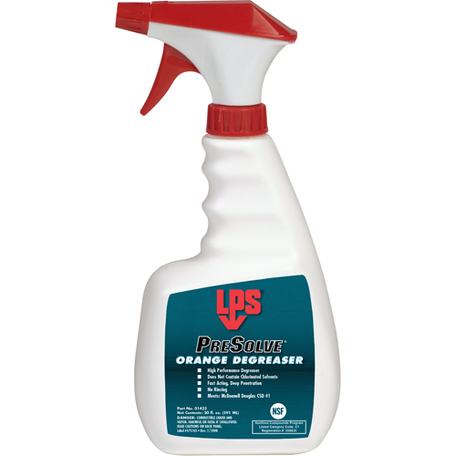 PreSolve&reg; Orange Degreaser, Trigger Bottle Action Paper