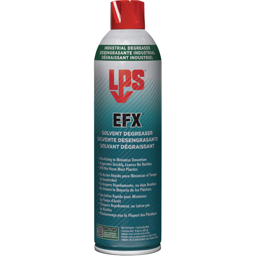 EFX Solvent/Degreaser, Aerosol Can Action Paper