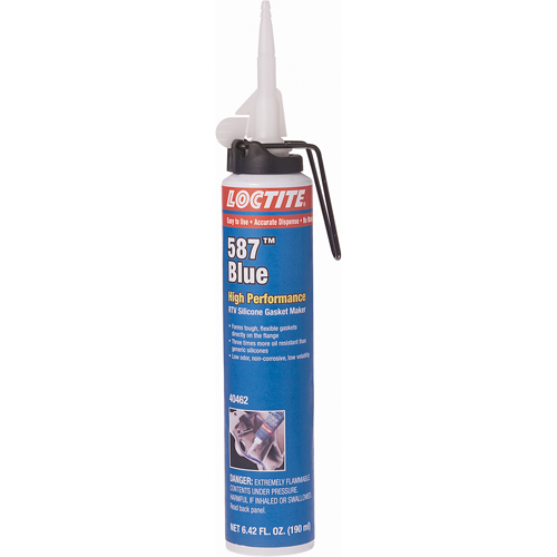 587 High Performance RTV Silicone Gasket Maker, Cartridge, Blue Action Paper