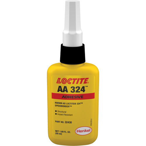 Adh&eacute;sif acrylique structurel 324 Speedbonder, Deux composants, 50 ml, Bouteille, Jaune Action Paper