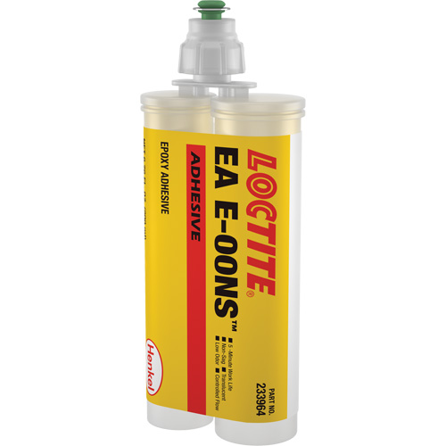 E-00NS Hysol&reg; Epoxy Adhesive, 200 ml, Dual Cartridge, Two-Part, Translucent Action Paper