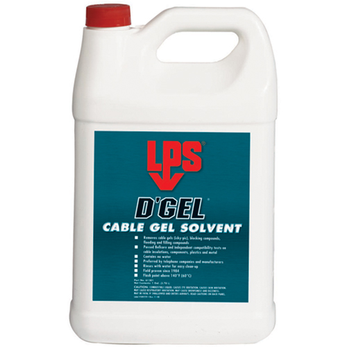 Solvant de gel D'Gel pour c&acirc;bles, 1 gal., Cruche Action Paper