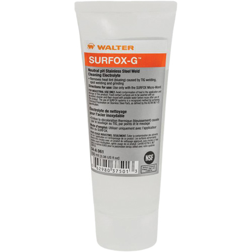 SURFOX-G Weld Cleaner, Bottle Action Paper