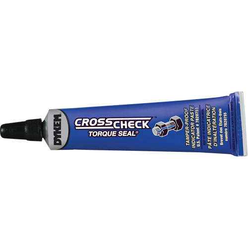 Cross Check Torque Seal&reg; Tamper-Proof Indicator Paste, 1 fl. oz., Tube, Blue Action Paper