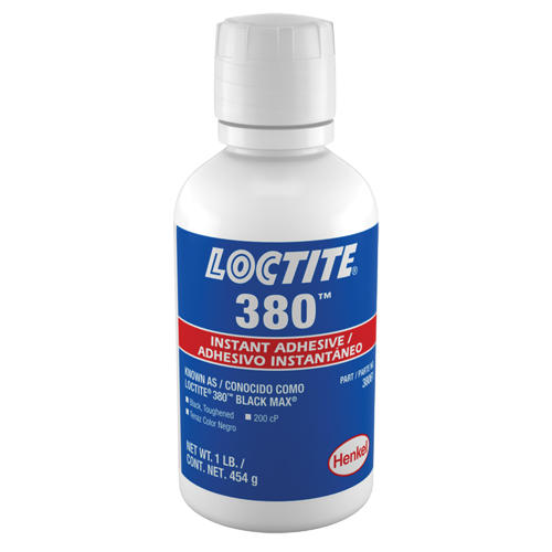 Adh&eacute;sif instantan&eacute; durci 380, Noir, Bouteille, 453 g Action Paper