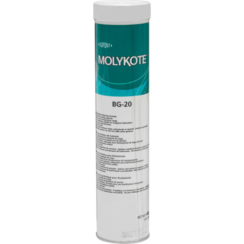 Molykote BG 20 High-Performance Synthetic Grease, 400 g, Cartridge Action Paper