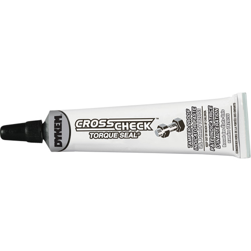 Cross Check Torque Seal&reg; Tamper-Proof Indicator Paste, 1 fl. oz., Tube, White Action Paper