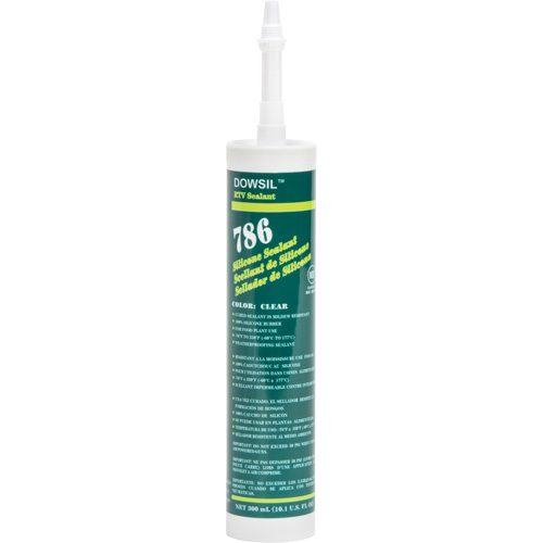 Silicone Sealant, 300 ml, Cartridge, Clear Action Paper
