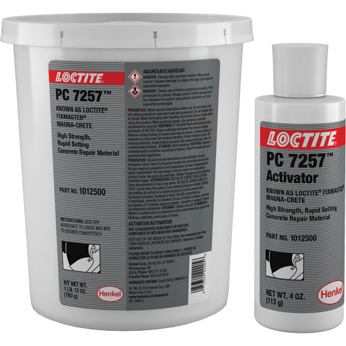 Fixmaster&reg; Magna-Crete&reg; Concrete Repair, Kit, Grey Action Paper