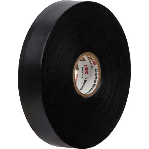 Scotch&reg; 130C Linerless Rubber Tape, 19 mm (3/4") " W, 9 m (30') " L Action Paper