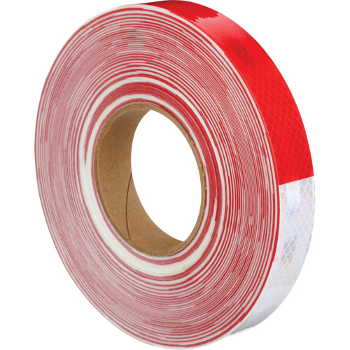 Ruban de masquage Diamond Grade de 3M, 1" la x 150' lo, Rouge & blanc Action Paper