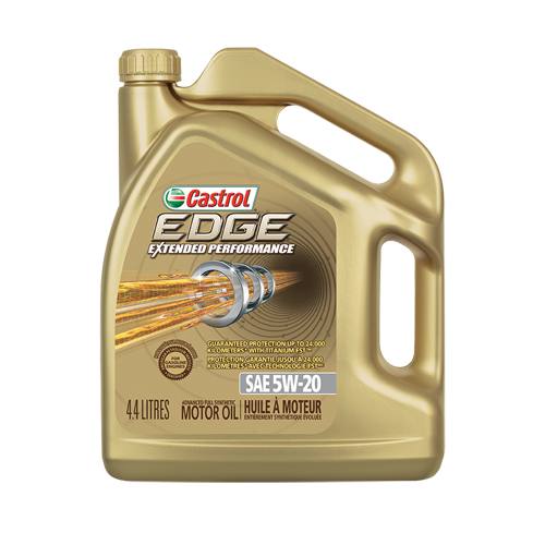 EDGE&reg; EP 5W20 Motor Oil, 4.4 L, Jug Action Paper