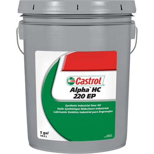 Alpha HC EP 220 Synthetic Industrial Gear Oil, 18.93 L Action Paper