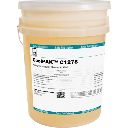 CoolPAK High-Performance Synthetic Metalworking Fluid, Pail Action Paper