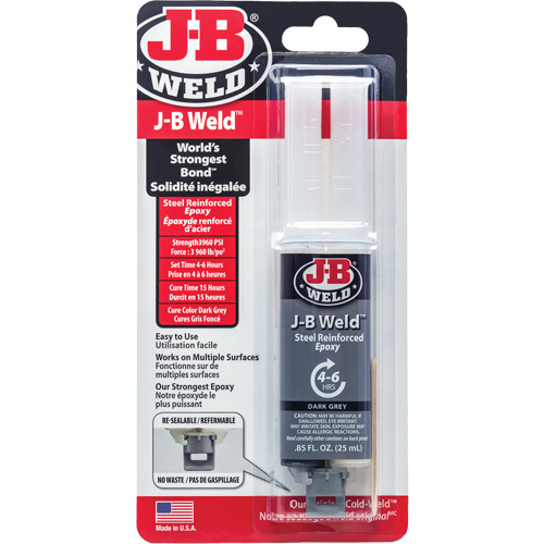 Adhesive, 25 ml, Syringe, Two-Part, Grey Action Paper