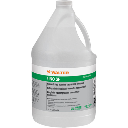 Nettoyant/d&eacute;graissant haute puissance sans mousse UNO SF, Gallon Action Paper