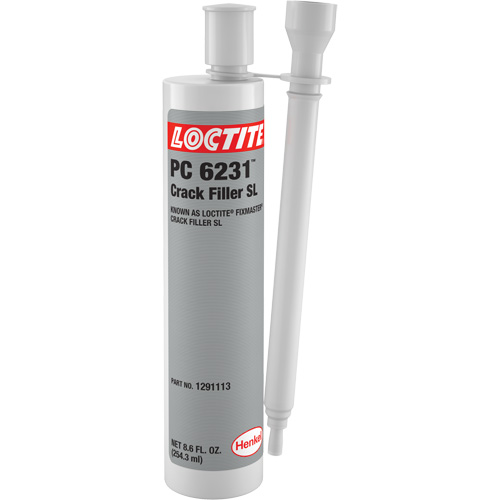 Bouche-fentes SL Loctite Fixmaster, 8,6 oz liq., Cartouche double, Gris Action Paper