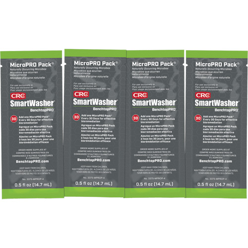Agent nettoyant antimicrobien MicroPro Pack, 0,5 oz, Pochette Action Paper
