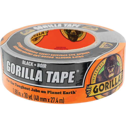 Duct Tape, 17 mils, Black, 48 mm (2") x 27.43 m (90') Action Paper